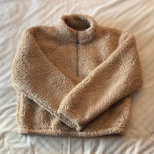 Hollister Women’s Sherpa Quarter Zip Sweatshirt